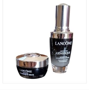 New Lancome Advanced Génifique Serum & Genifique Yeux Skincare Set of 2